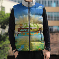Quality Learning Center Sleeveless Puffer Jacket Funny Day Care Bright and Playful Branded