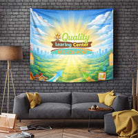 Quality Learning Center Tapestry Funny Day Care Bright and Playful Branded
