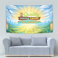 Quality Learning Center Tapestry Funny Day Care Bright and Playful Branded