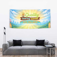 Quality Learning Center Tapestry Funny Day Care Bright and Playful Branded