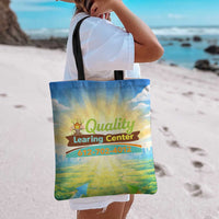 Quality Learning Center Tote Bag Funny Day Care Bright and Playful Branded