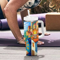 Quality Learning Center Tumbler With Handle Funny Day Care Bright and Playful Branded