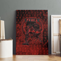 Fenrir Norse Wolf Canvas Wall Art Viking Runic Celtic Knot Dark Art