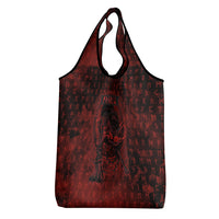 Fenrir Norse Wolf Grocery Bag Viking Runic Celtic Knot Dark Art