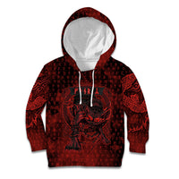 Fenrir Norse Wolf Kid Hoodie Viking Runic Celtic Knot Dark Art