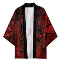 Fenrir Norse Wolf Kimono Viking Runic Celtic Knot Dark Art