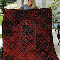 Fenrir Norse Wolf Quilt Viking Runic Celtic Knot Dark Art