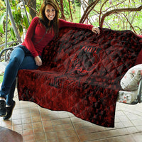 Fenrir Norse Wolf Quilt Viking Runic Celtic Knot Dark Art
