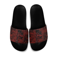 Fenrir Norse Wolf Slide Sandals Viking Runic Celtic Knot Dark Art