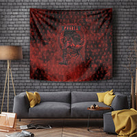Fenrir Norse Wolf Tapestry Viking Runic Celtic Knot Dark Art