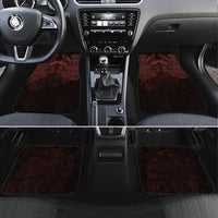 Huginn and Muninn with Fenrir and Vegvisir Car Mats Viking Runic Celtic Knot Dark Gothic Art