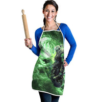 Norse Viking Warrior with Axe Apron Celtic Knot Nordic Fantasy Lightning Art
