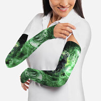 Norse Viking Warrior with Axe Arm Sleeves Celtic Knot Nordic Fantasy Lightning Art