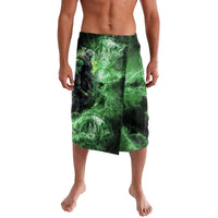 Norse Viking Warrior with Axe Lavalava Celtic Knot Nordic Fantasy Lightning Art