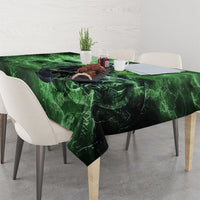 Norse Viking Warrior with Axe Tablecloth Celtic Knot Nordic Fantasy Lightning Art