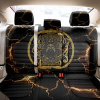 Viking Warrior Guardian Quote Back Car Seat Cover Runic Circle Odin Ravens Mythology Dark Gold