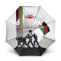 Malawi Independence Day Umbrella Patriotic Flag Design Soldier Silhouette
