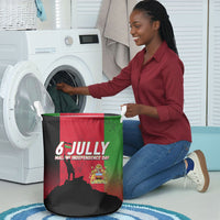 Malawi Independence Day 6 July Laundry Basket Malawian Flag Grunge Soldier