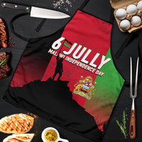 Malawi Independence Day 6 July Apron Malawian Flag Grunge Soldier