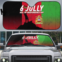 Malawi Independence Day 6 July Auto Sun Shade Malawian Flag Grunge Soldier