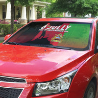 Malawi Independence Day 6 July Auto Sun Shade Malawian Flag Grunge Soldier