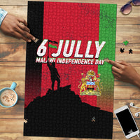 Malawi Independence Day 6 July Puzzle Malawian Flag Grunge Soldier