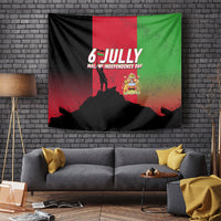 Malawi Independence Day 6 July Tapestry Malawian Flag Grunge Soldier