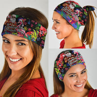Christmas In July Flamingo Neck Gaiter Magic Santa Claus Festive Tropical Hawaiian Beach Birds