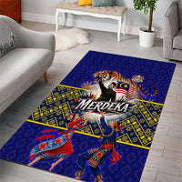 Malaysia Merdeka Independence Day Area Rug Patriotic Flag Crescent Moon Star Cultural