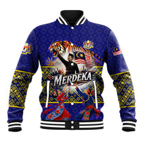 Malaysia Merdeka Independence Day Baseball Jacket Patriotic Flag Crescent Moon Star Cultural