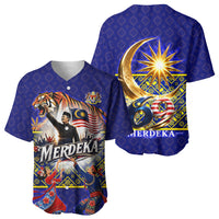 Malaysia Merdeka Independence Day Baseball Jersey Patriotic Flag Crescent Moon Star Cultural