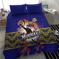Malaysia Merdeka Independence Day Bedding Set Patriotic Flag Crescent Moon Star Cultural