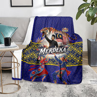 Malaysia Merdeka Independence Day Blanket Patriotic Flag Crescent Moon Star Cultural