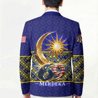 Malaysia Merdeka Independence Day Blazer Patriotic Flag Crescent Moon Star Cultural