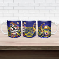 Malaysia Merdeka Independence Day Ceramic Mug Patriotic Flag Crescent Moon Star Cultural