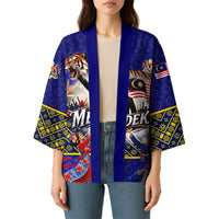 Malaysia Merdeka Independence Day Kimono Patriotic Flag Crescent Moon Star Cultural