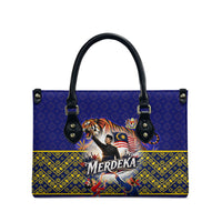 Malaysia Merdeka Independence Day Leather Bag Patriotic Flag Crescent Moon Star Cultural