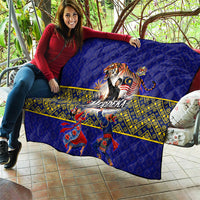 Malaysia Merdeka Independence Day Quilt Patriotic Flag Crescent Moon Star Cultural