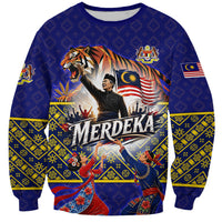 Malaysia Merdeka Independence Day Sweatshirt Patriotic Flag Crescent Moon Star Cultural