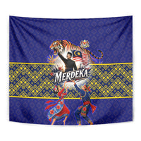 Malaysia Merdeka Independence Day Tapestry Patriotic Flag Crescent Moon Star Cultural