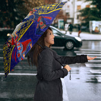Malaysia Merdeka Independence Day Umbrella Patriotic Flag Crescent Moon Star Cultural