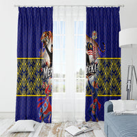 Malaysia Merdeka Independence Day Window Curtain Patriotic Flag Crescent Moon Star Cultural