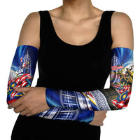 Malaysia Merdeka Independence Day Arm Sleeves Patriotic Twin Towers Soldier National Flower Graphic