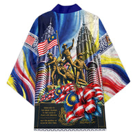 Malaysia Merdeka Independence Day Kimono Patriotic Twin Towers Soldier National Flower Graphic