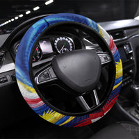 Malaysia Merdeka Independence Day Steering Wheel Cover Patriotic Twin Towers Soldier National Flower Graphic
