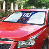 Personalized Haiti Football Eagle Champions Auto Sun Shade Les Grenadiers Soccer Trophy 2026 Heritage Flag