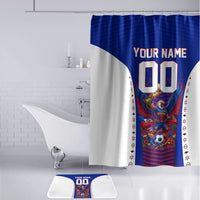 Personalized Haiti Football Eagle Champions Bathroom Set Les Grenadiers Soccer Trophy 2026 Heritage Flag