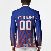 Personalized Haiti Football Eagle Champions Blazer Les Grenadiers Soccer Trophy 2026 Heritage Flag