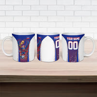 Personalized Haiti Football Eagle Champions Ceramic Mug Les Grenadiers Soccer Trophy 2026 Heritage Flag