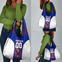 Personalized Haiti Football Eagle Champions Grocery Bag Les Grenadiers Soccer Trophy 2026 Heritage Flag